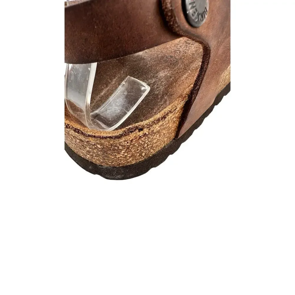 Unique Birkenstock Brown Strappy Leather Sandals